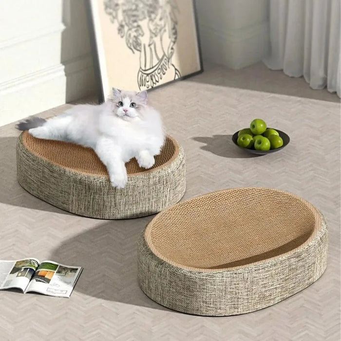 2-in-1 Cat Scratcher & Self-Groomer