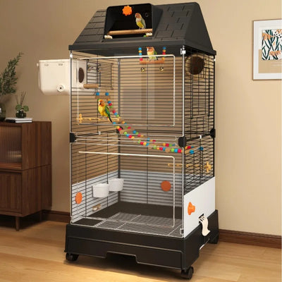 Extra-Large No-Splash Parrot Cage