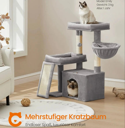 Cat Scratching Post with Cosy Cave