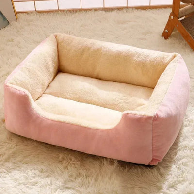Plush Winter Cat Nest Bed