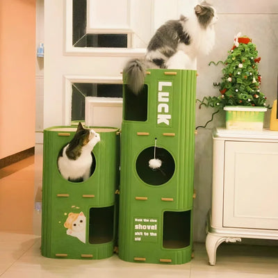 Multi-Level Cat Climbing Nest