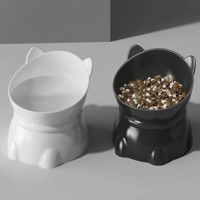 Cat-Ear Elevated Pet Bowls