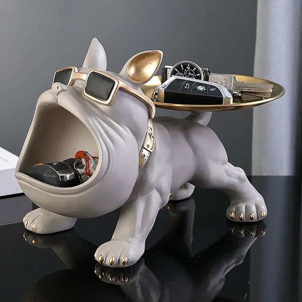 Bulldog Key Storage Statue (30cm)