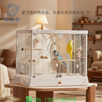 Panoramic Glass Bird Cage