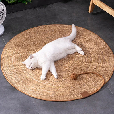 Rattan Cat Scratcher Mat