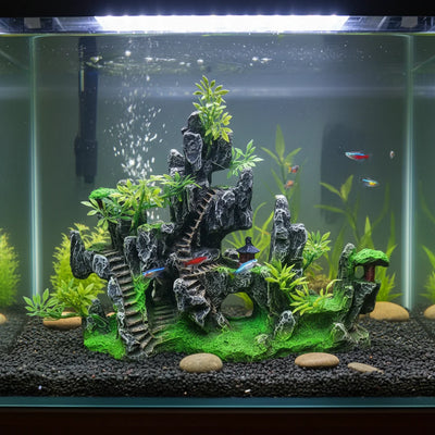 Realistic Rock Aquarium Ornament