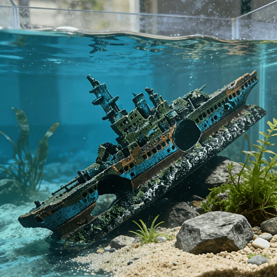Shipwreck Aquarium Ornament