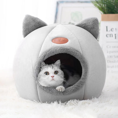 Deep-Sleep Winter Cat Bed