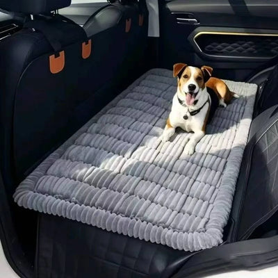 Quilted Dog Car Back-Seat Mat