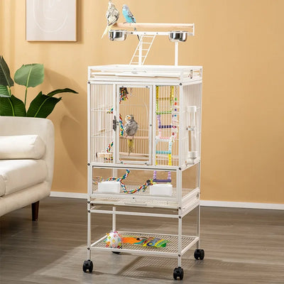Large Rolling Parrot Cage
