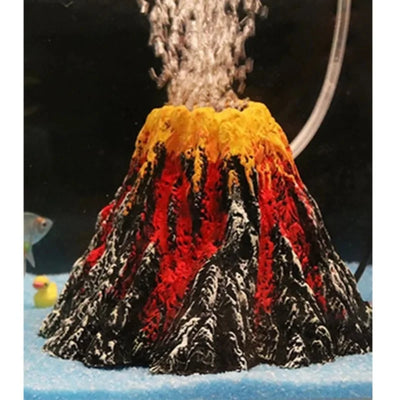 Artificial Volcano Aquarium Ornament
