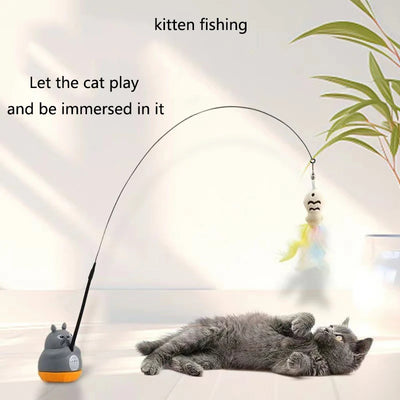 Feather Wand Cat Teaser