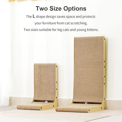 L-Shape Cardboard Cat Scratcher