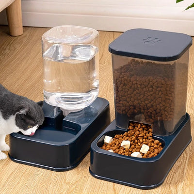 2-in-1 Pet Feeder & Water Bowl
