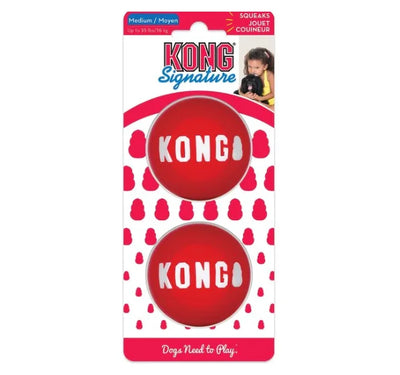 KONG Signature Balls Dog Toy (2-Pack)