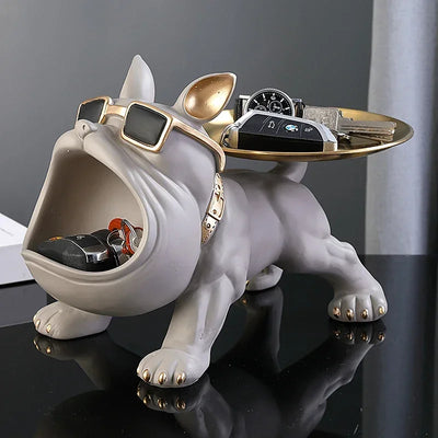 Bulldog Key Storage Statue (30cm)