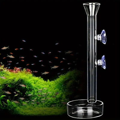Glass Feeding Tube & Shrimp Dish