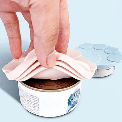Pet Food Can Lids & Spoon Set
