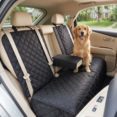 Waterproof Dog Car Back-Seat Cover
